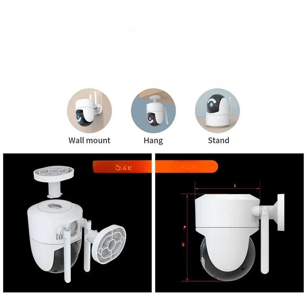 5G WiFI IP Camera 4MP Outdoor Security Protection CCTV Monitor Motion detection Video Surveillance