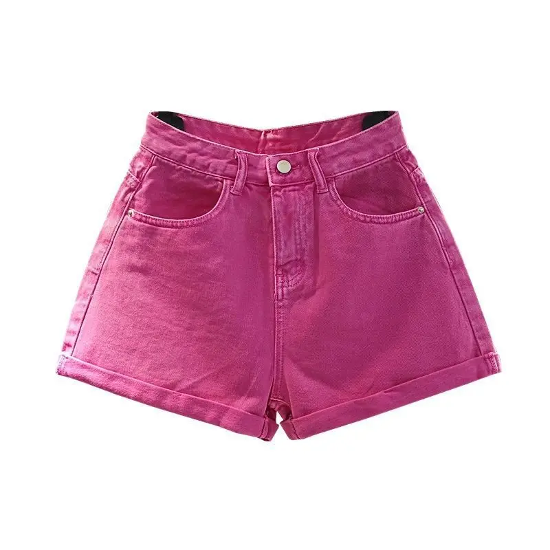 Korean Denim Shorts 2023 New Summer A-line Hot Pants Ropa Mujer Jean Shorts