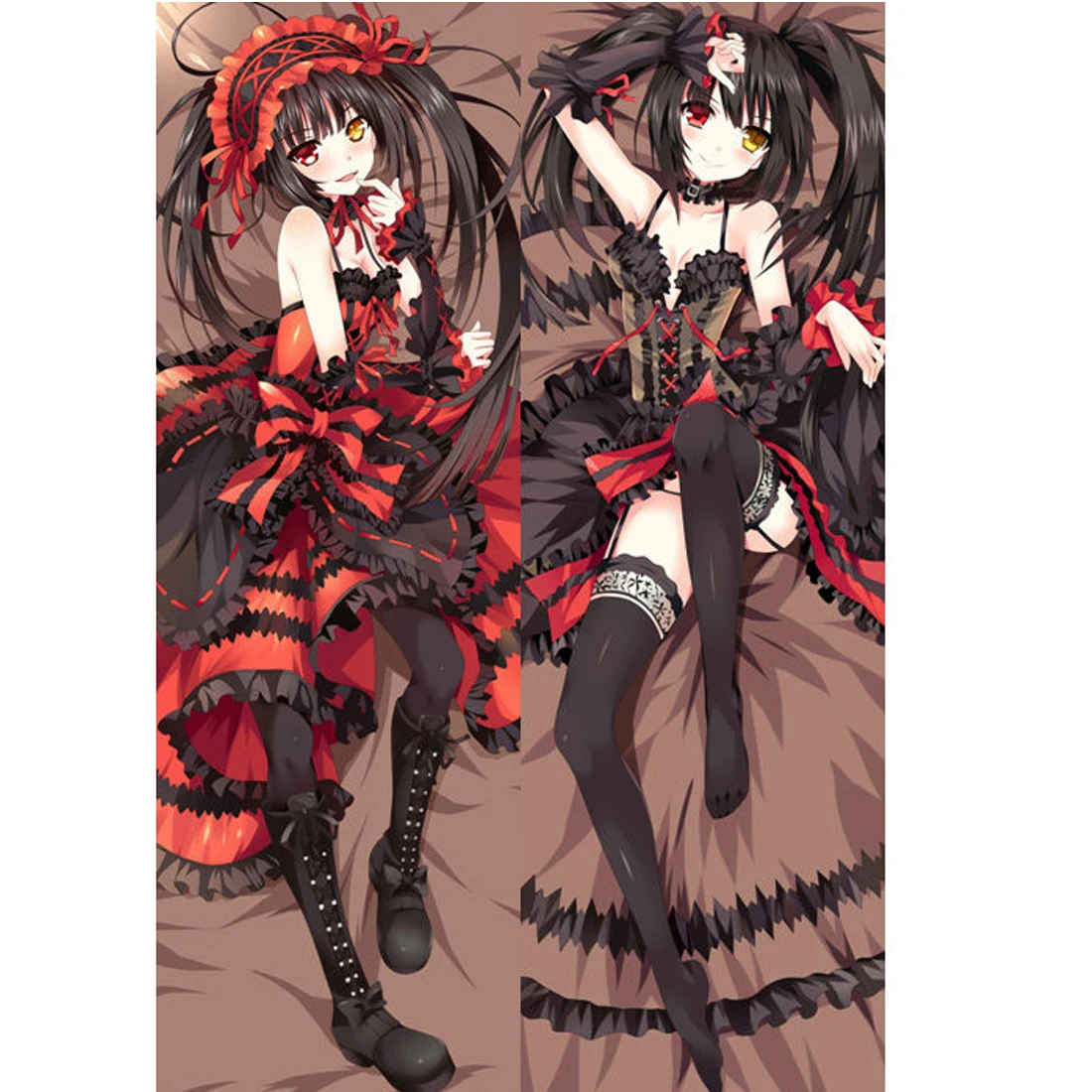 

Чехол-накладка Tokisaki Kurumi Подушка «Dakimakura» с изображением аниме
