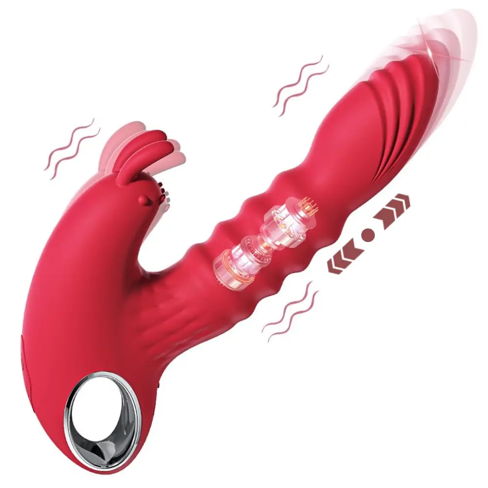 

10 Frequency Rabbit Vibrator Vaginal Massager for G Spot Clitoris Stimulation Sex Toy for Women Masturbation Dildo Adult 18+