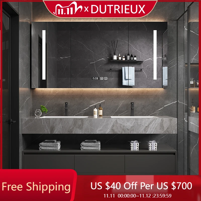 

Hamaki Mirror Bathroom Cabinet Corner Space Saver Luxury Drawers Modern Skincare Cupboard Paper Archivadores Salon Furniture