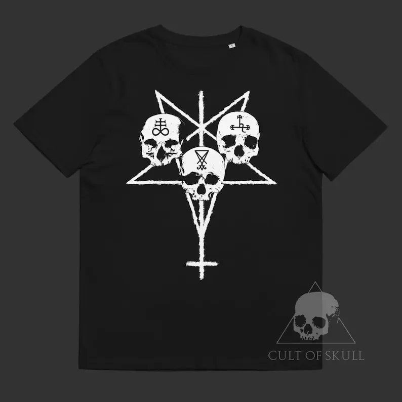 Black T-shirt Unholy Trinity, Leviathan, Lucifer, Lilith