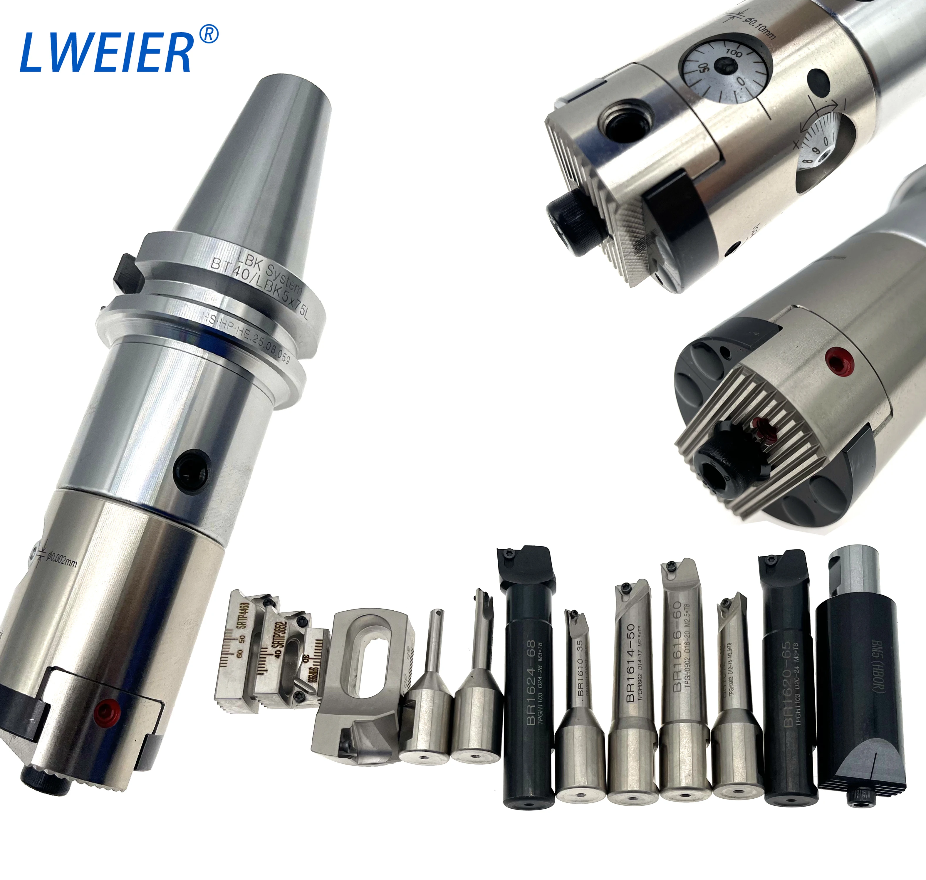 Ultra Fine Tuning Precision Boring Tool BT304050 Handle High-precision Boring Head HBOR LWEIER Milling Compatible 1 Year