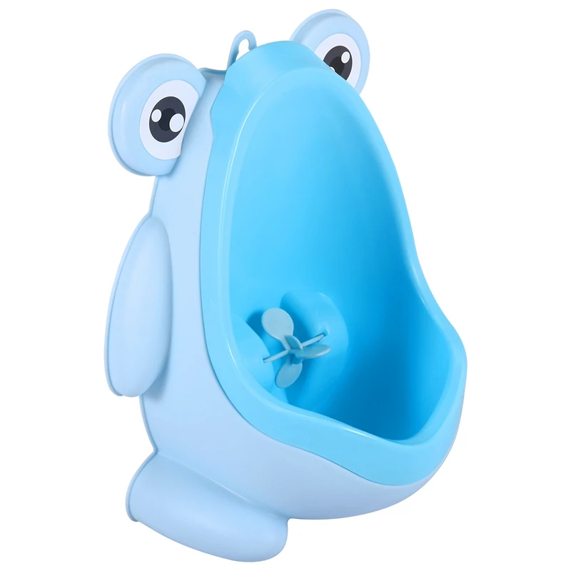 

Baby Boy Urinal Infant Toddler Cartoon Frog Wall-Mounted Hook Potty Toilet Training Stand Vertical Boys Pee Toilet