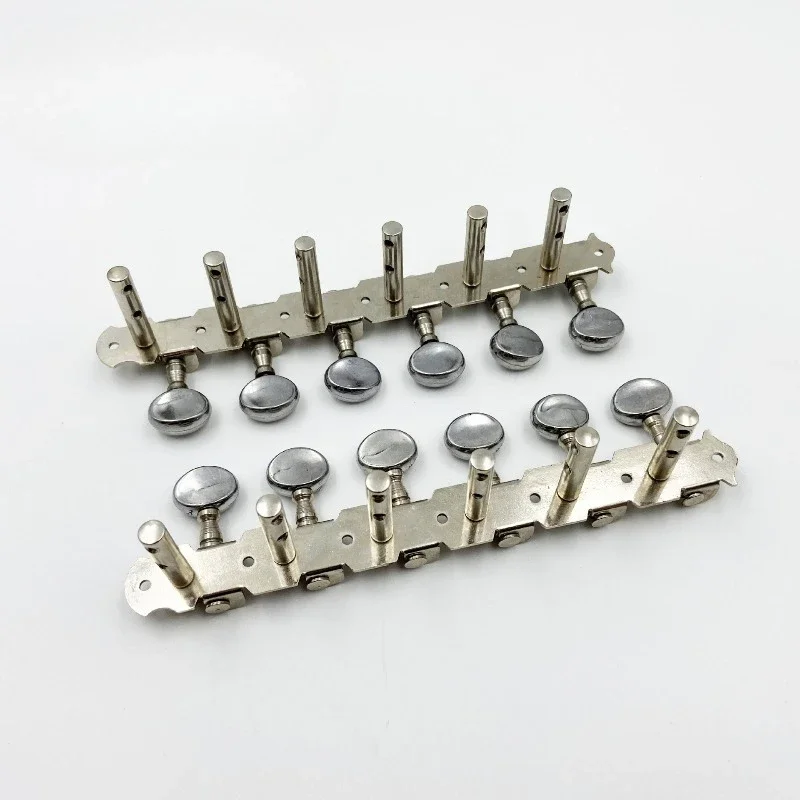 12 String Guitar Machine Heads, 6-Link Set Small Knob Tuners for Guitar Headstock Replacement