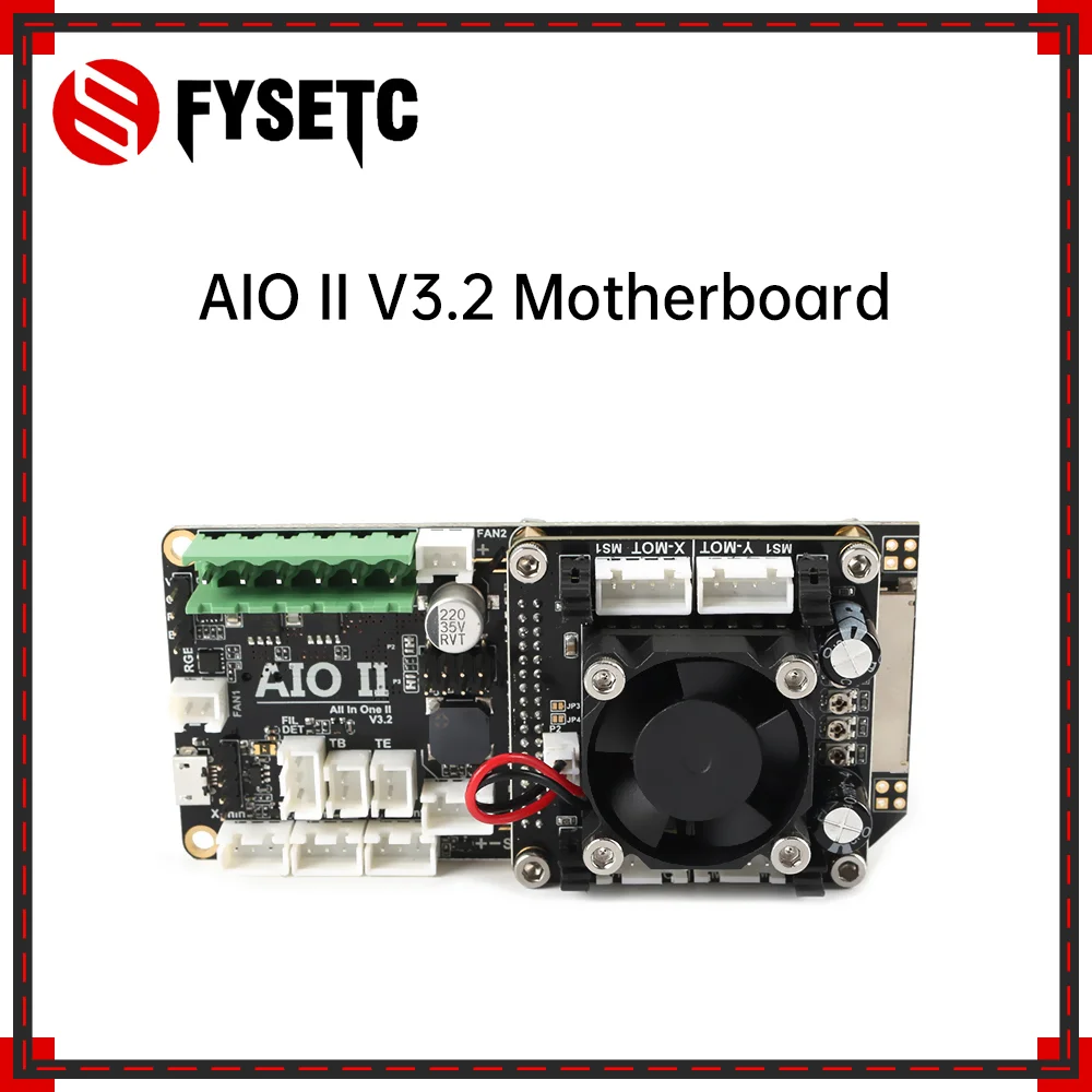 

AIO II V3.2 Motherboard All in One II 32 Bit MCU 32bit 256 Microstep RGB Controller Board With Driver Support Marlin For 3DP/CNC