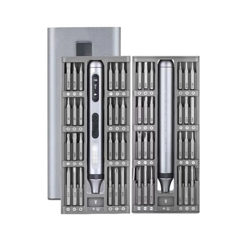ABUH-DIY For Phone Laptop Watch Repair Tool- 50-In-1 Electric Screwdriver Set Rechargeable Long-Lasting Magnetic Bits