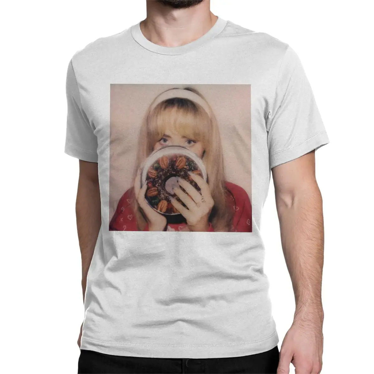 Men's Sabrina Carpenter Merch Fruitcake T Shirt Cotton Clothing Awesome Short Sleeve Round Neck Tees Summer T-Shirts