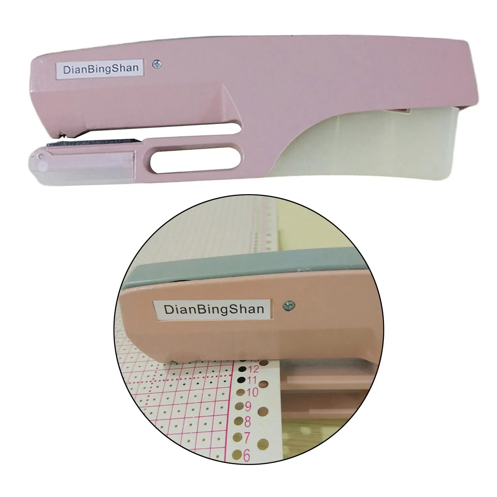 Handheld Knitting Machines, Metal Single Hole Paper Punch for Punch Cards Tags Clothing Ticket, Home Supplies