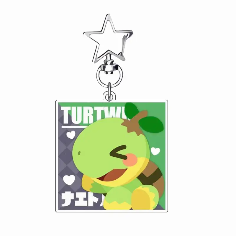 애니메이션 아크릴 키체인 불바사우르 이브이 차맨더 비너사우르 애니메이션 캐릭터 아크릴 백팩 펜던트 아크릴 키링 장난감 선물