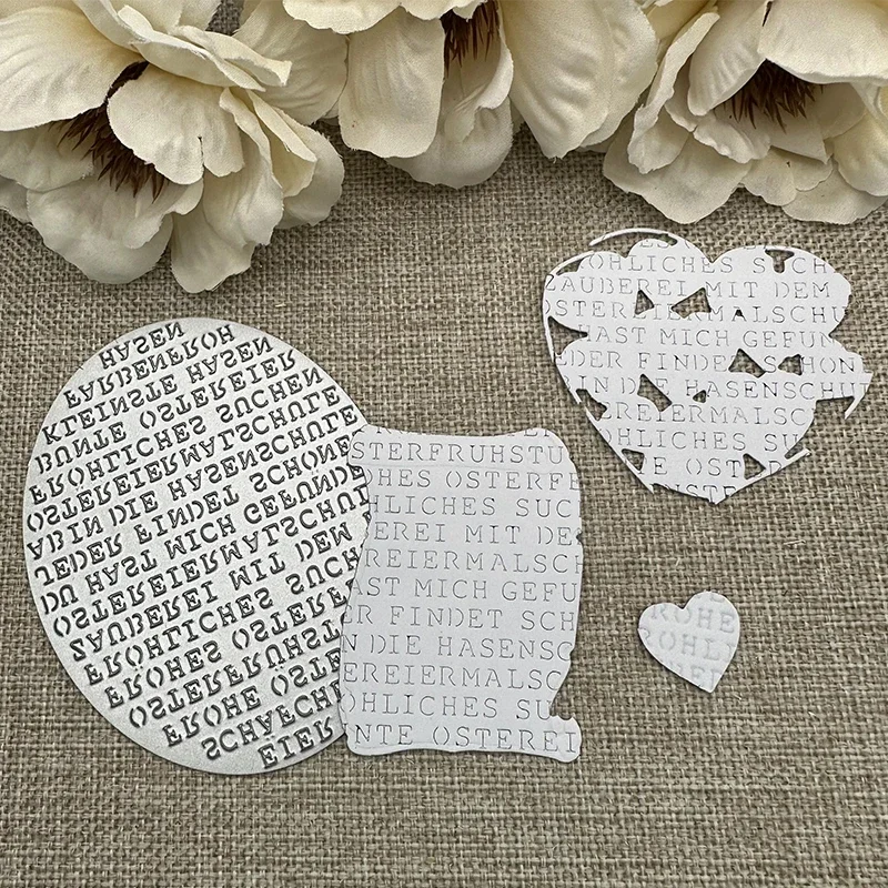 

Oval letter background Metal Cutting Dies Stencils For DIY Scrapbooking Decorative Handcraft Die Cutting Template Mold