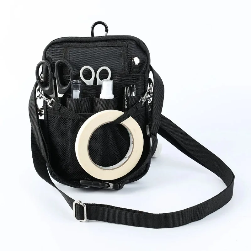 

Pack with Tape Holder for Scissors Supplies Nurse Belt Pockets-2 Sided Waist Bag Pouch Case for Medical Scissors Care Kit Tools