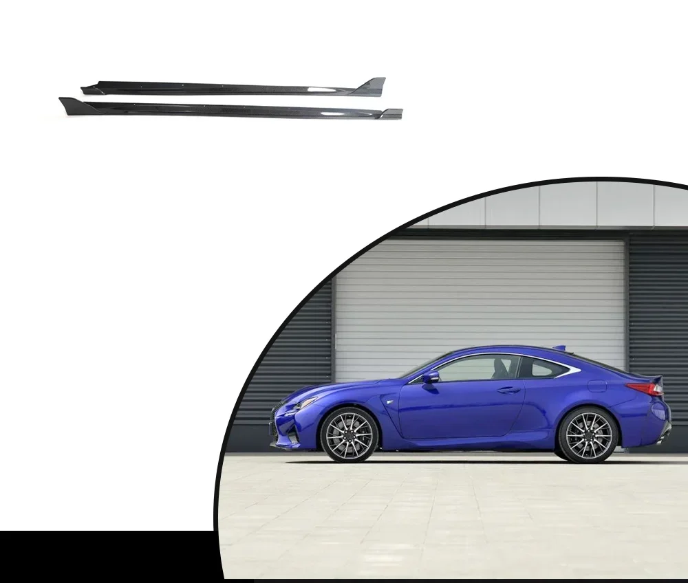 Carbon Fiber Side Skirts For Lexus RC-F