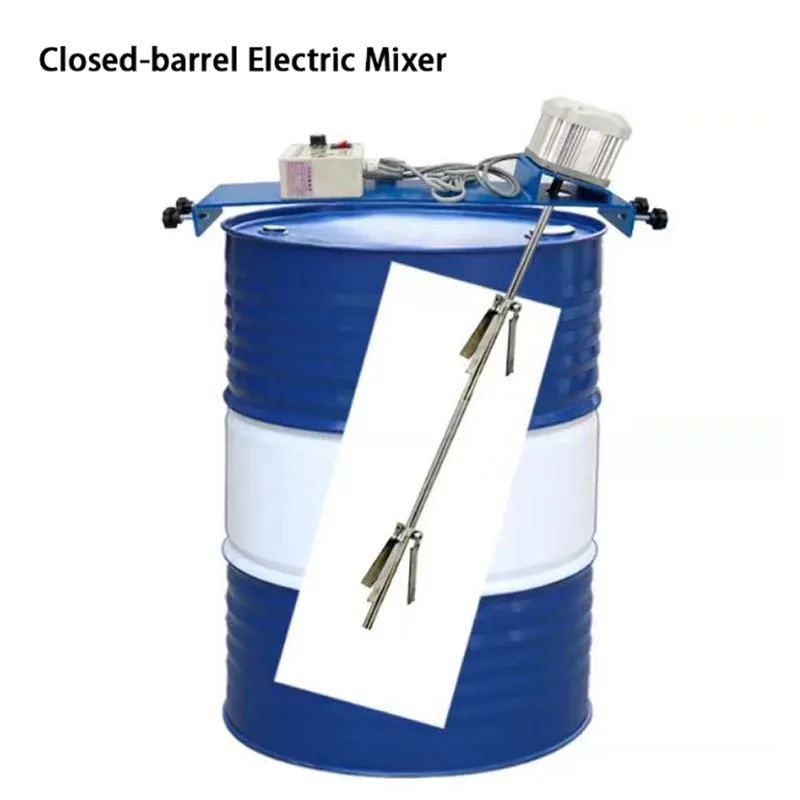 50-60 Gallon Horizontal Explosion-proof Dispersing Mixer 200L Electric Paint Coating Processing Stirring Machine