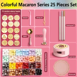 Lakzegel Stempel Set Gelakte Stempel Zegellak Kit DIY Craft Supplies Scrapbooking Huwelijksuitnodiging Decoratieve Zegellak Set