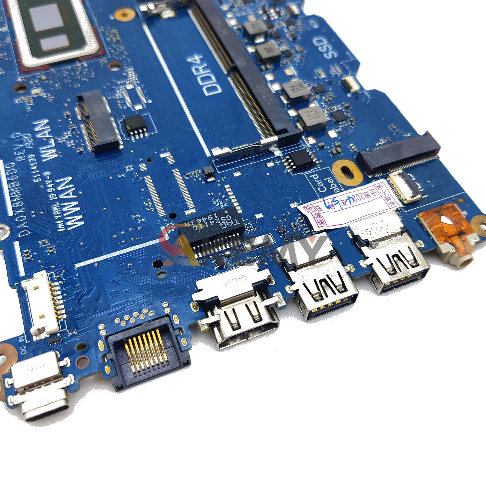 Placa base para ordenador portátil DA0X8MMB6D0 para HP ProBook 440 G7 450 G7 con i3 i5 i7 CPU de 10. a generación L78085-601 L78083-601 100% completamente probado