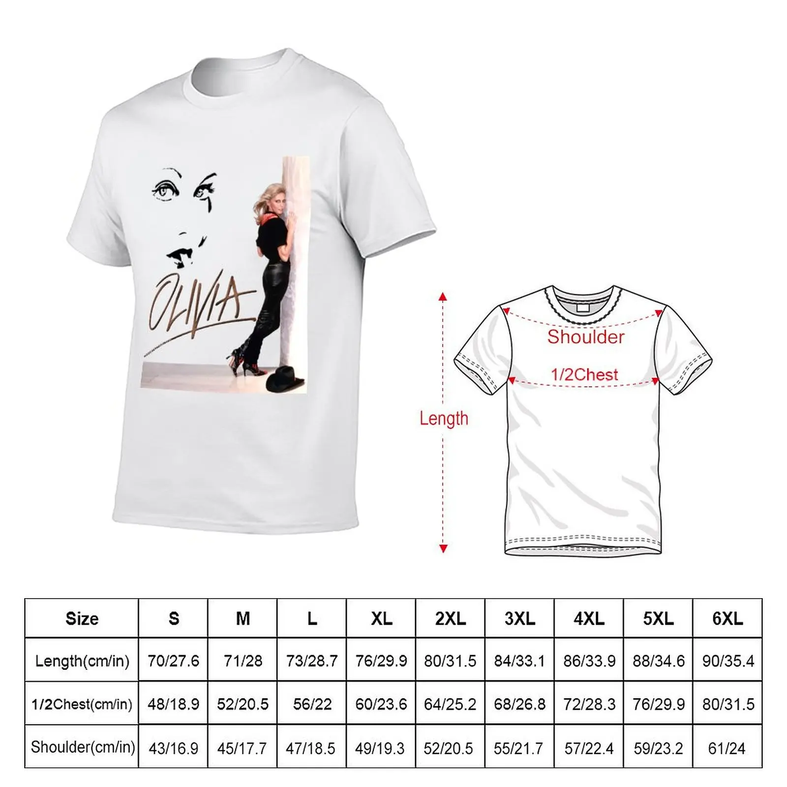 Olivia Newton-John - Totally Hot - Forever Livvy - Designed by PopRetroDisco T-Shirt Sporty Breathable Short Sleeve T-Shirt