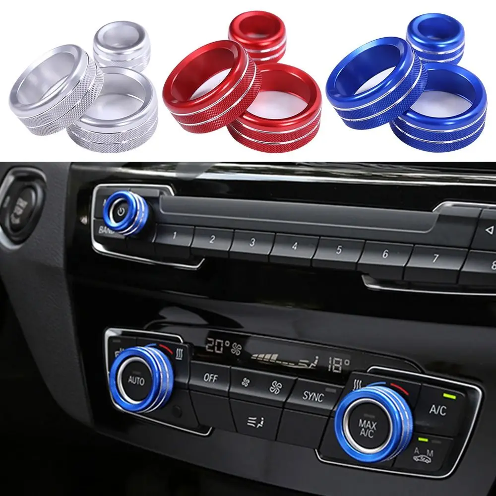 

for BMW 1 2 3 4 Series Air Conditioning knob ring Knob Decoration Automotive Air Conditioning Knob Volume Control Trim Ring