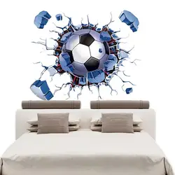 Basketball Wall Stickers Billiard Basketball Soccer Breakthrough Wall Sticker Basketball Billiard Football Wall Decor