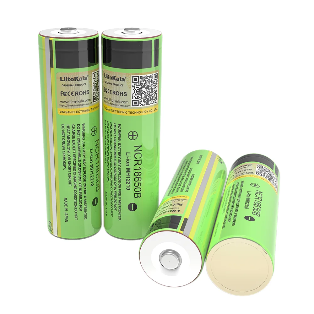 100% oryginalny akumulator litowy NCR18650B 3,7 V 3400 mAh 18650 z PCB chroniącym akumulatory LiitoKala