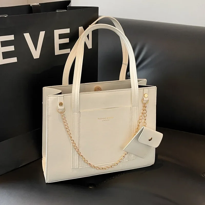 

Large capacity women's versatile shoulder bag fashion high sense tote bag