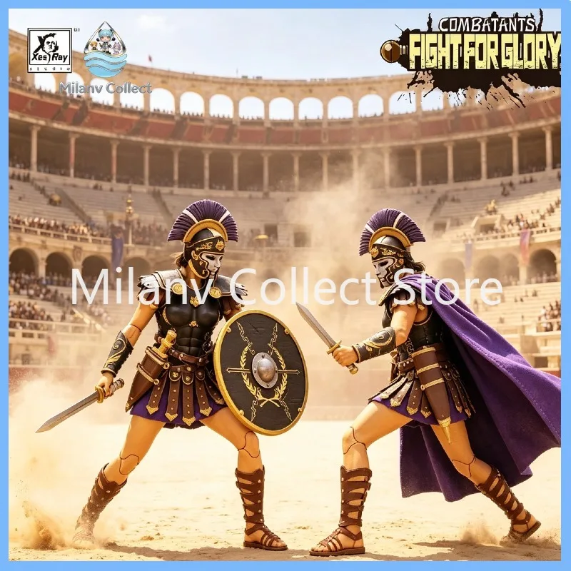 

In stock 1/12 XesRay Fight For Glory Action Figure Combatants Wave 6 Cassia Anime Model For Gift Toy