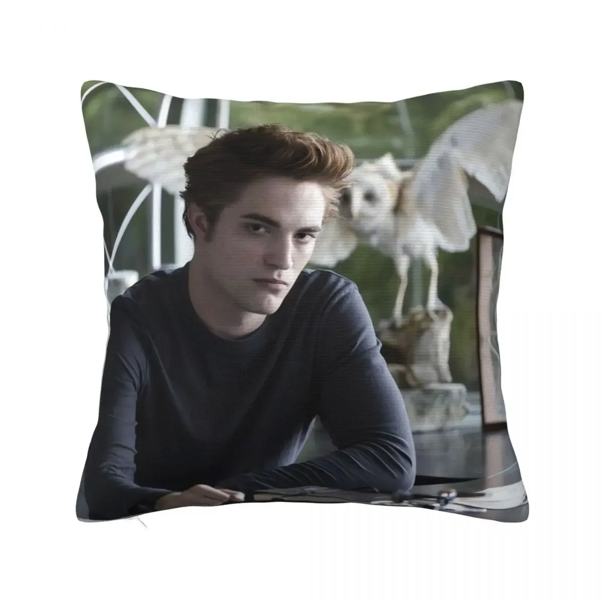 Edward The Twilight Saga Movie Pillowcase Printing Polyester Cushion Cover Decorations Pillow Case Cover Bedroom Zippered