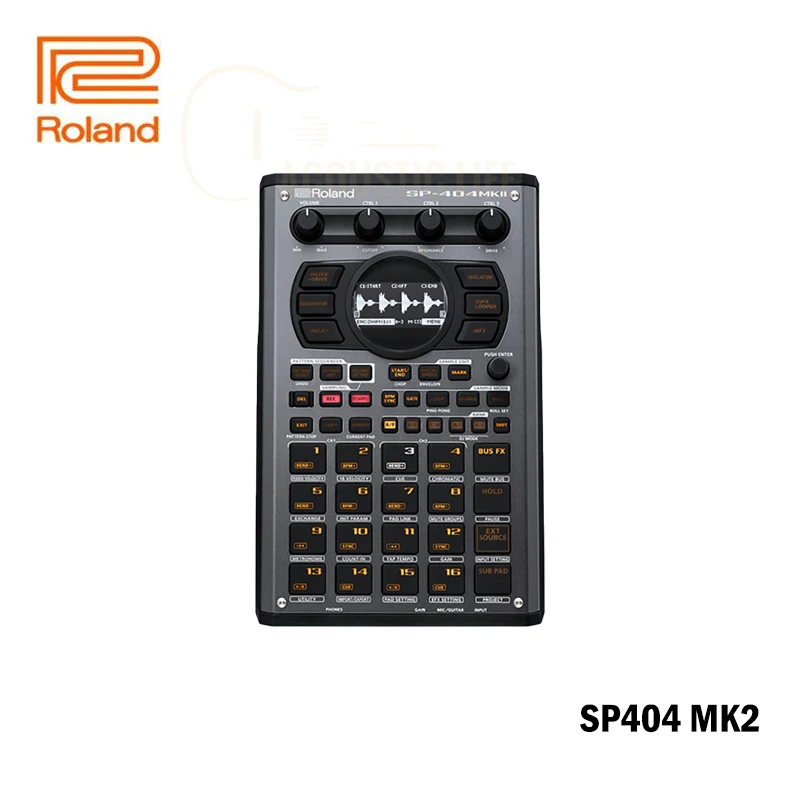 Roland SP-404 MKII Creative Sampler and Effector with 16GB Internal Storage and 160 Samples Per Project Black SP 404 MkII