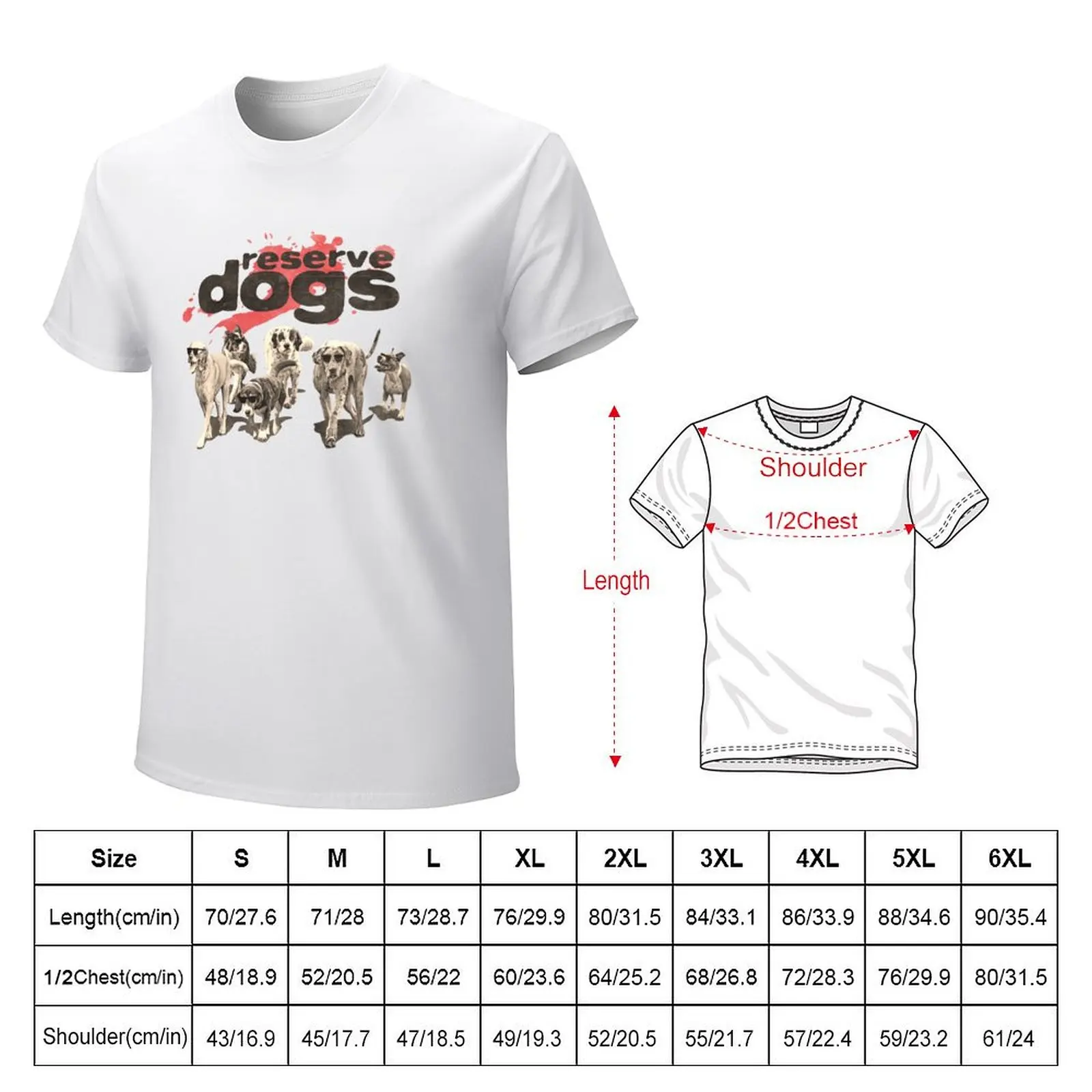 Reserve Dogs T-shirt cute tops oversized shirts graphic tees men workout shirt