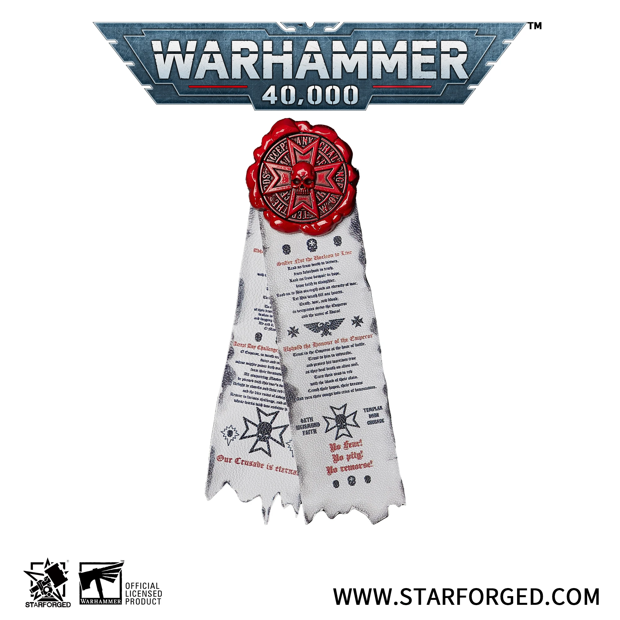 [Starforged] Warhammer 40K Purity Seal: Black Templars Christmas Gift Anime