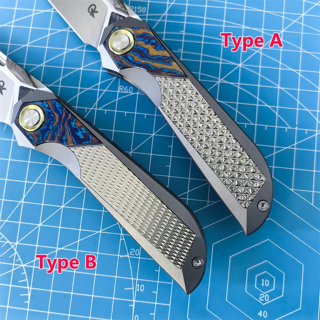 الأصلي سكين للفرد M390 الصلب تيماسك سبائك التيتانيوم مقبض في الهواء الطلق التخييم الصيد الصيد EDC الدفاع أداة هدية #3