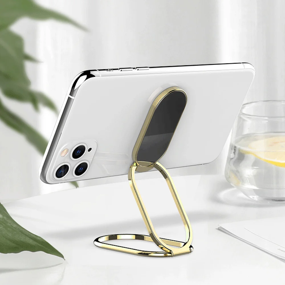 

Складная подставка для телефона, Металлическая Автомобильная Магнитная подставка для любых планшетов и телефонов, 2 сложения