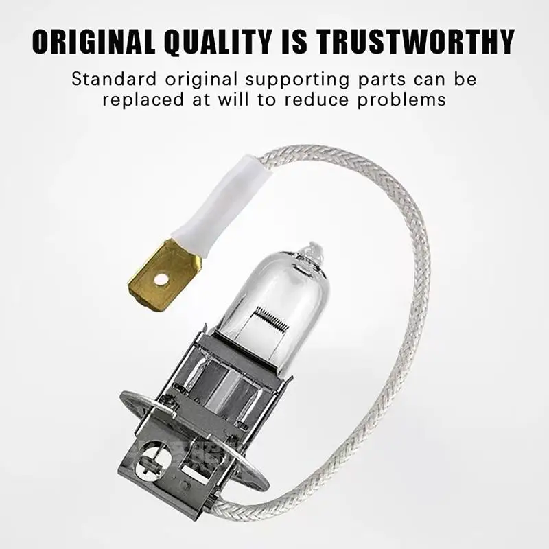 H3 Halogen Headlight Bulb Premium Quality Free Shipping 12V 24V for Car Truck Headlight Replacement