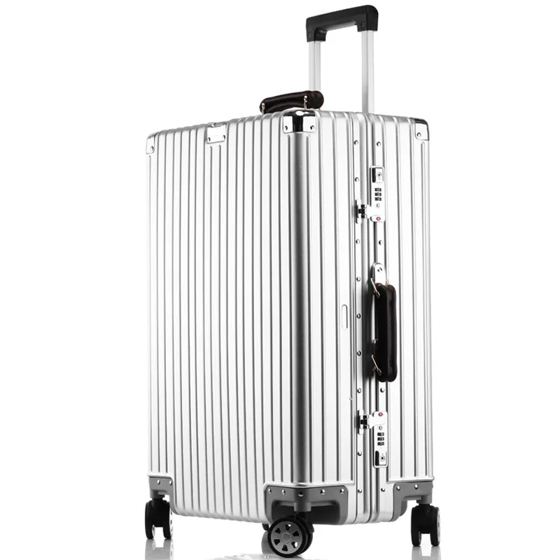 

All aluminum magnesium alloy trolley case, men's and women's boarding suitcase