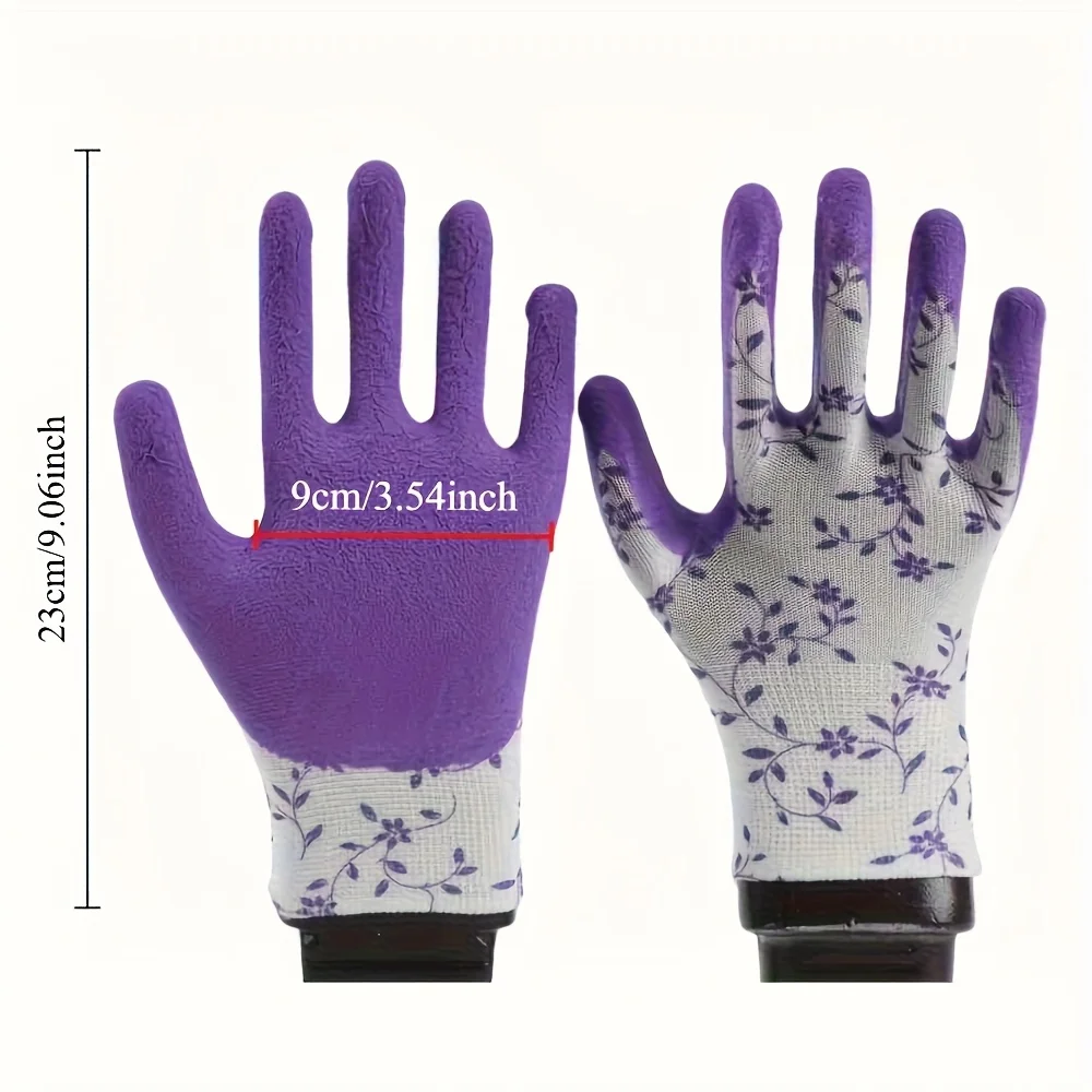 4 шт. [2 пары] перчатки с покрытием для ладони, нейлоновые перчатки, перчатки с принтом, всесезонные перчатки, универсальные перчатки.