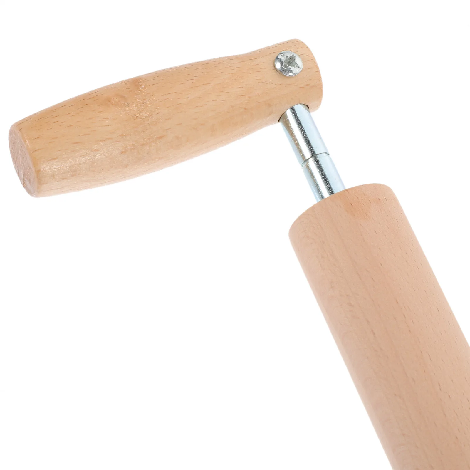 

Clamp on Wooden Rolling Pin Household Dumpling Skin Maker Kitchen Tool 360 Degree Rotating Dough Roller Clip on Dough Roller