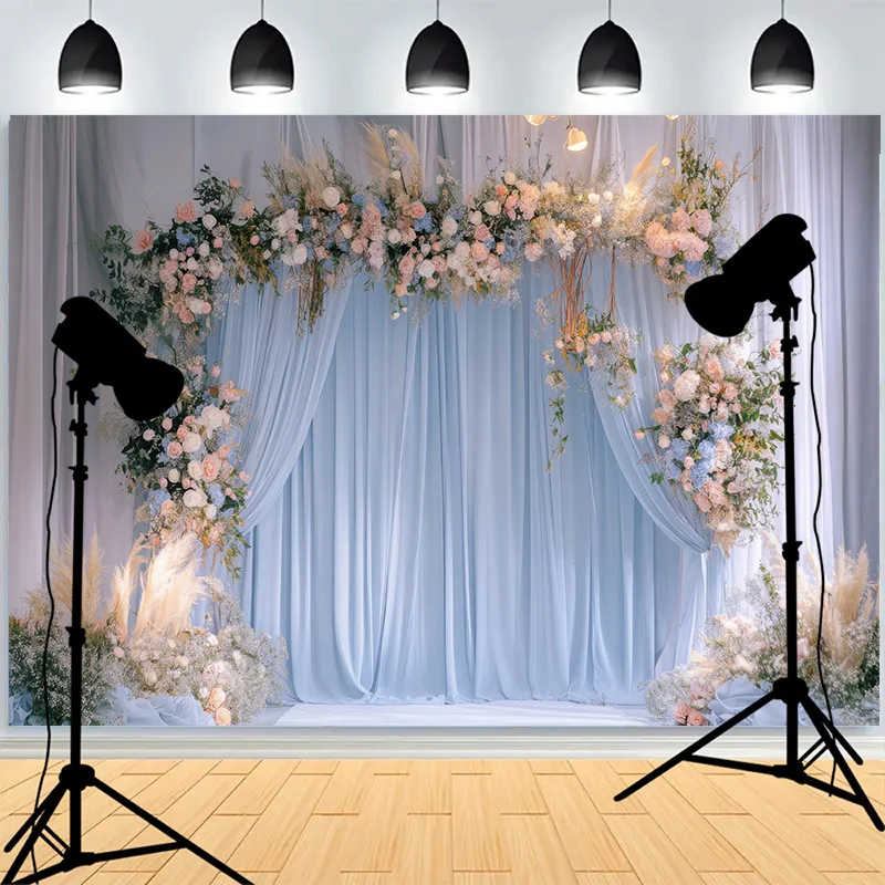 

Merry Christmas Day Tree Balls Photography Backdrops Fireplace Winter Xmas Plant Wedding Party New Years Photo Background XH-79