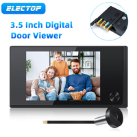 ELECTOP 3.5 inch Digital Peephole Viewer LCD 120° Peephole Photo Visual Monitor Electronic Cat Eye Camera Doorbell Smart Home