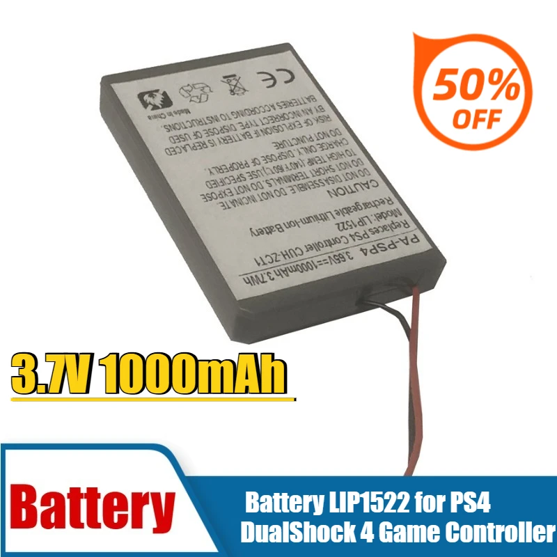

3.7V 1000mAh Battery LIP1522 for PS4 DualShock 4 Game Controller