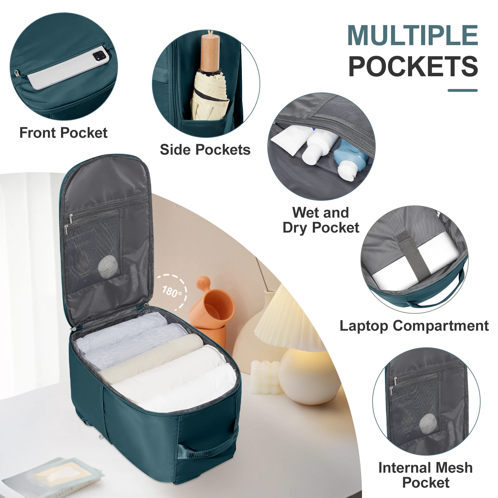 Thumbnail 3 - #2 Trending Cabin Luggage Backpack Right Now