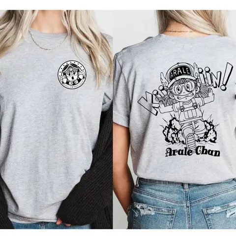 Arale Dr Slump Arale Costume Shirts Men Women Clothes Aesthetic Tops Kawaii Clothes Y2k Top Graphic T Shirts Akira Cotton Tees
