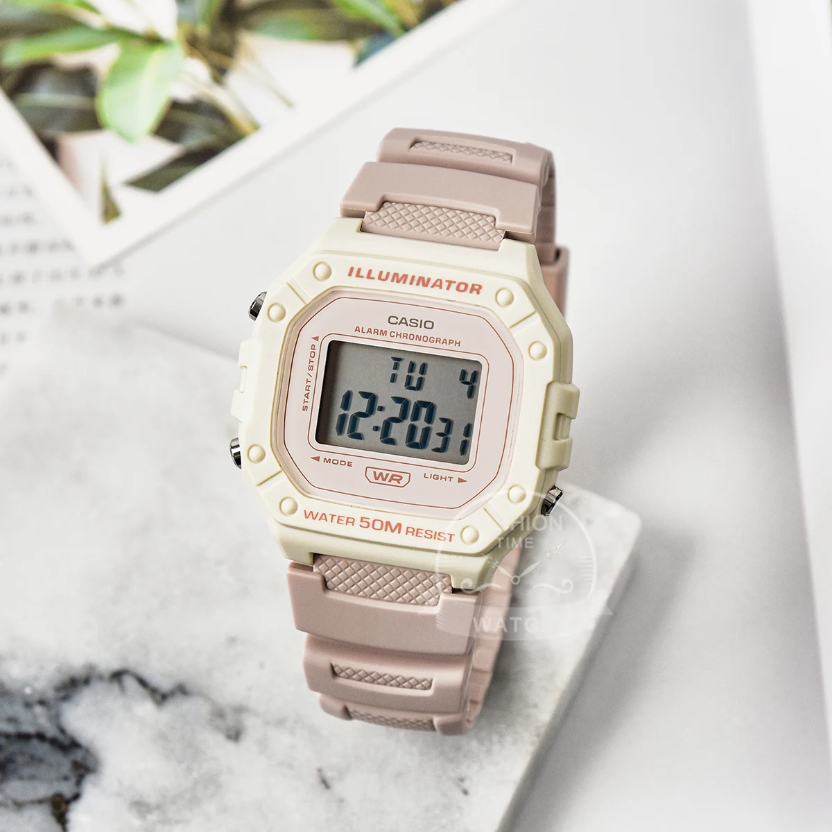 Casio Watch Top Luxury Set Military Digital Watch Wearable by Both Men and Women Relogio W-218HC-4A2