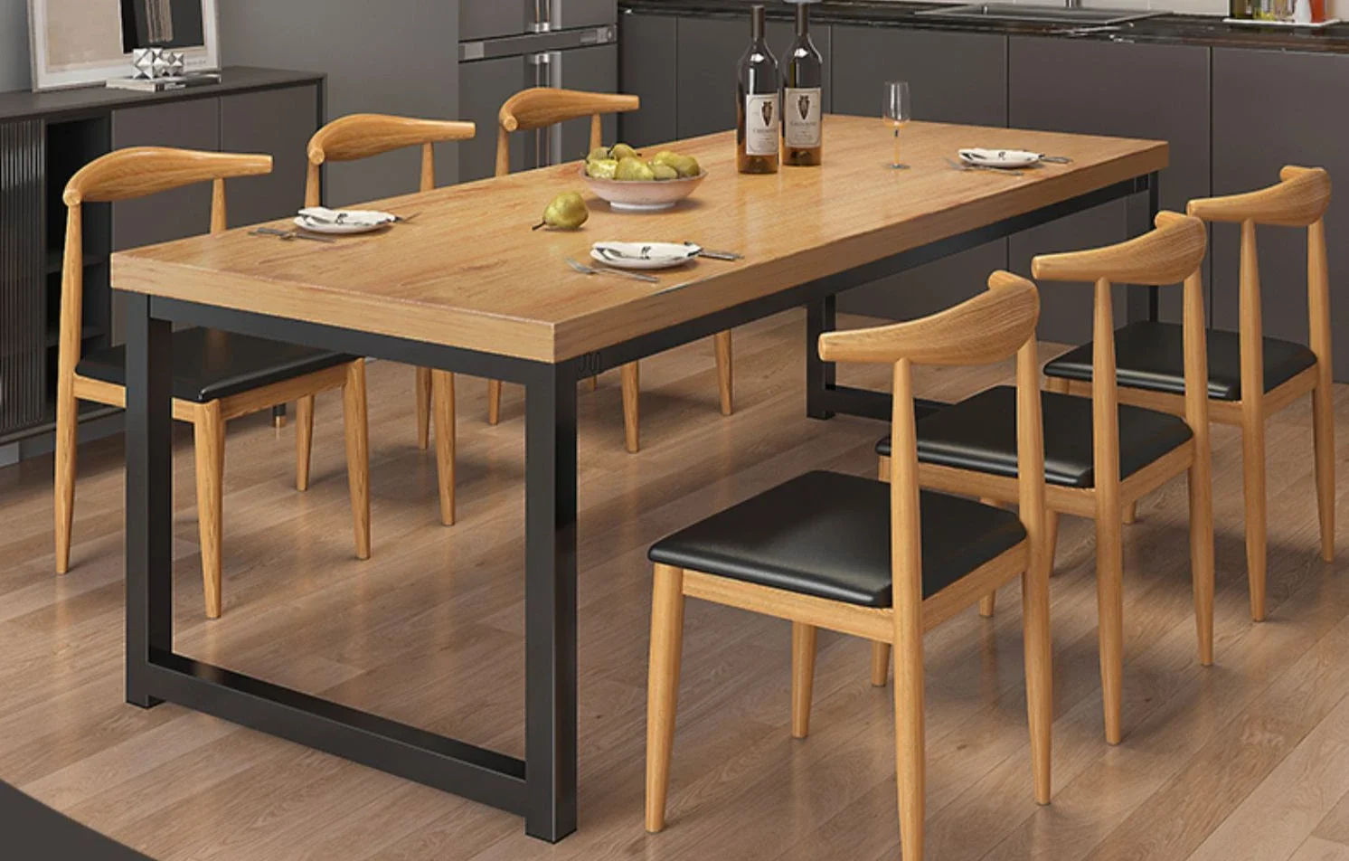 

Обеденный стол, небольшая домашняя аренда комнаты, стол и набор стульев, простой обеденный стол.