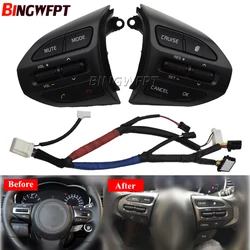 New Car Steering Wheel Buttons For Kia K5 Optima 2014-2015 Car-Styling Cruise Volume Control Switch