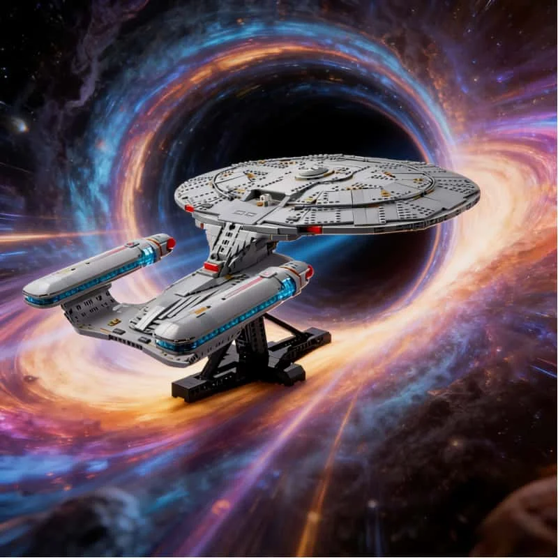 New Star Trek: American Enterprise NCC-1701-D Building Blocks Modello creativo Decorazione Set regalo giocattolo di Natale per bambini