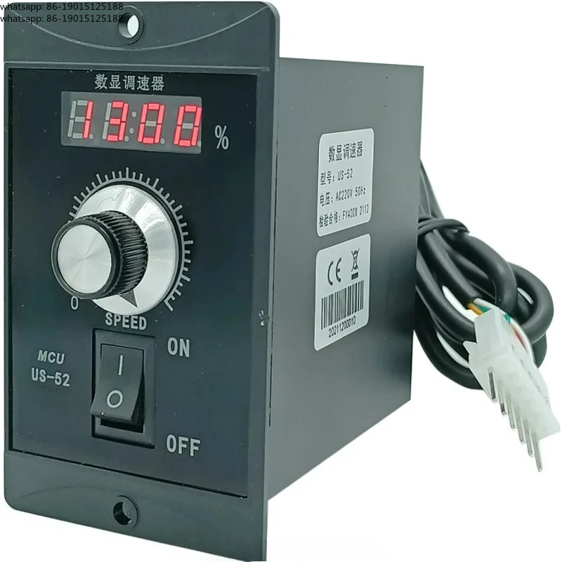 

New 2026 Factory Direct Sales US-52 AC motor governor digital display motor forward and reverse push pump