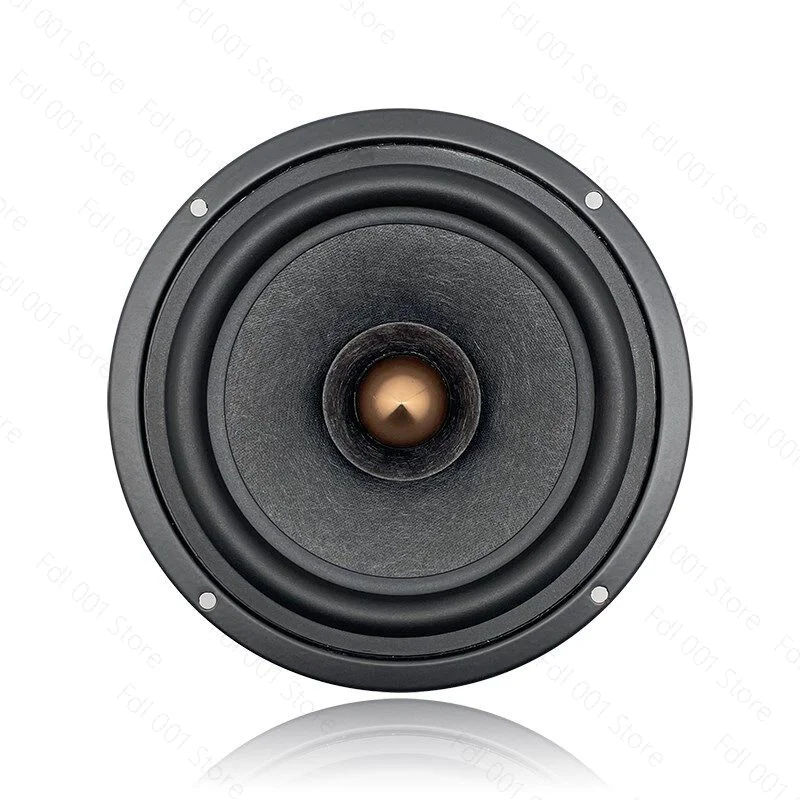 1Pieces  5.25 Inch Full-Range Speaker Driver Unit  Audiophile Grade Wool Fiber Paper Cone 25W