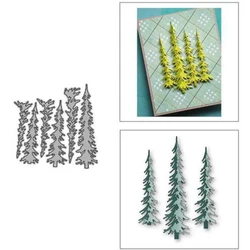 2023 Latest Paper Card Technology Releases Christmas Tree Metal Cutting Mold Silver and Carbon Steel Mold Clipbook