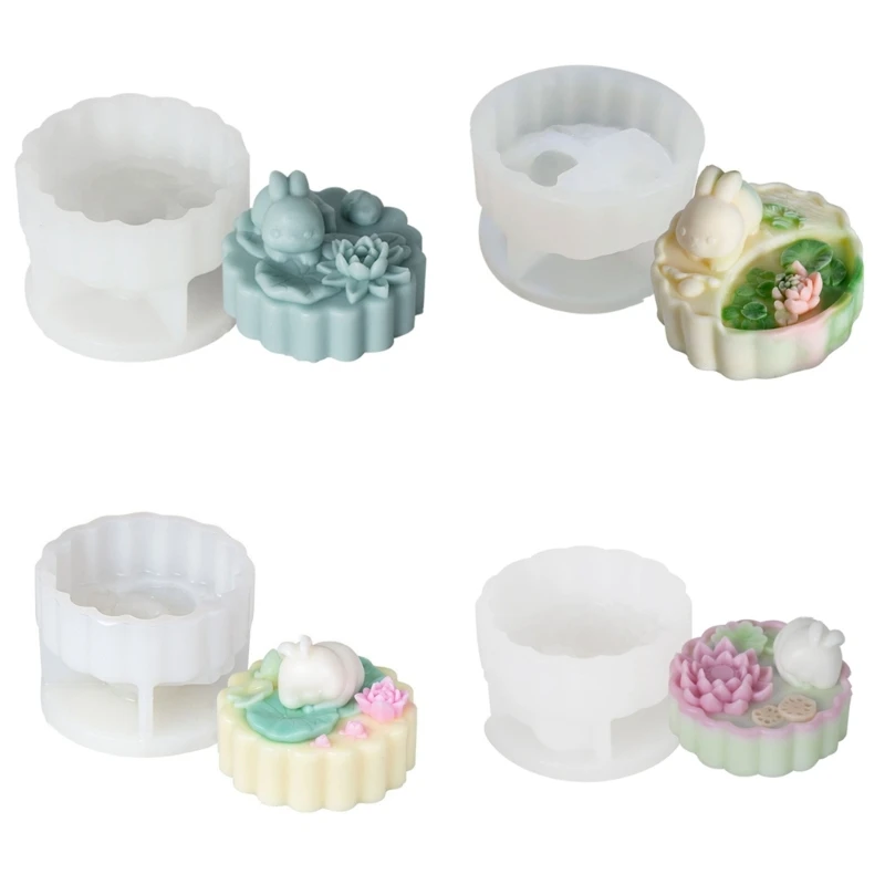 

Festival Mooncakes Crafting Stamp Hand Press Treat Molds for Baking Enthusiasts Dropship