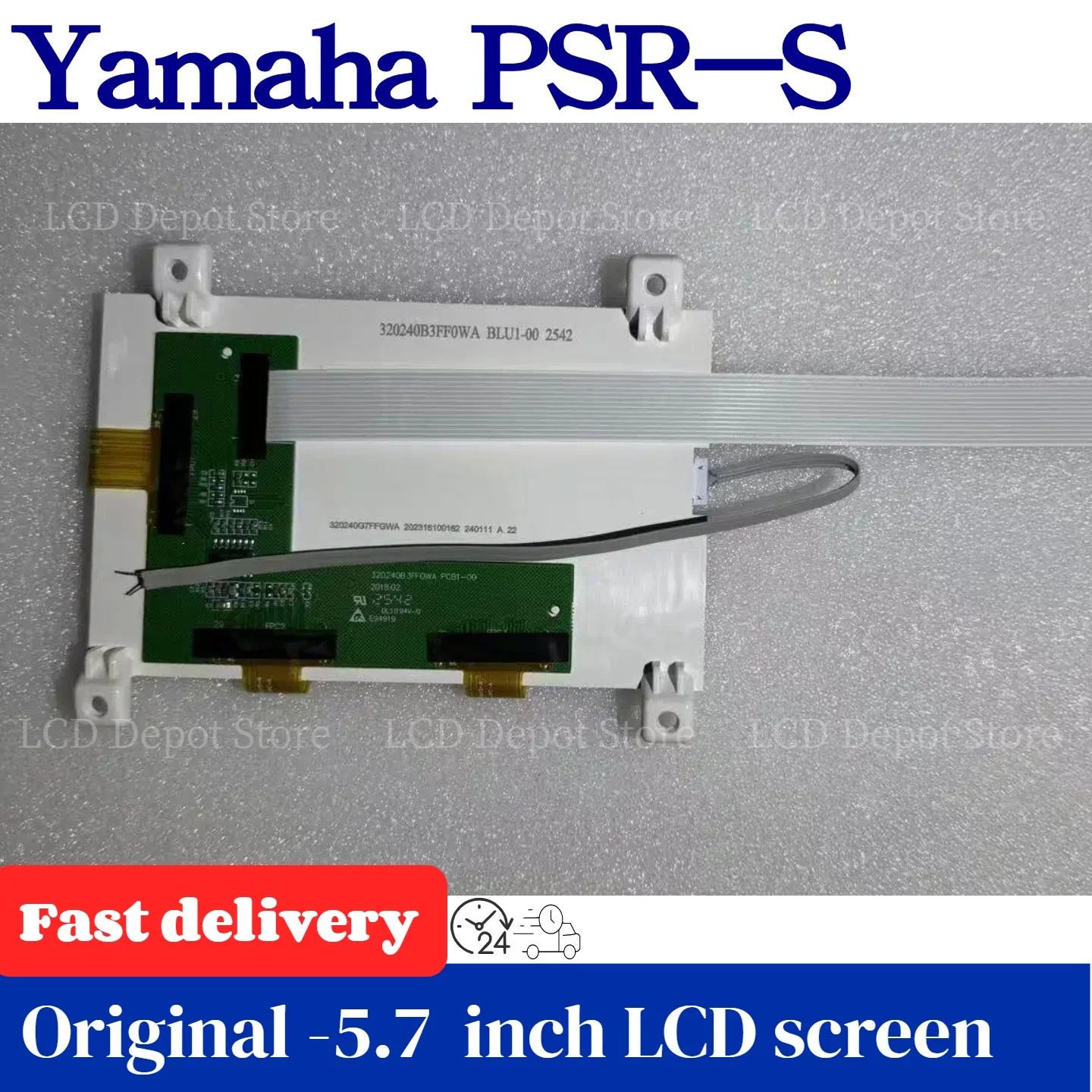 Yamaha Psr-S670, S650, S550, Mm6 Dgx620/630/640 Electronic Keyboard and Electric Piano Display Screen 320240B3Ff0Wa